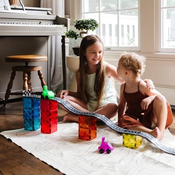 Downhill Duo Magnetic Construction Set – 40-Piece Original Building Toy - Image 4