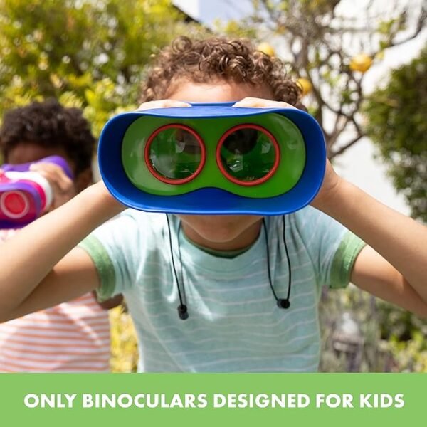 GeoSafari Jr. Kidnoculars – STEM Binoculars for Kids Ages 3+ & Outdoor Exploration - Image 2
