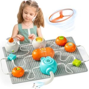 STEM Science Kit for Kids – 140+ Electronics Projects with 10+ Circuit Parts, Ages 3–12